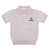 Детска плетена блузка с якичка от 100% органично мерино