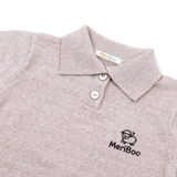 Детска плетена блузка с якичка от 100% органично мерино