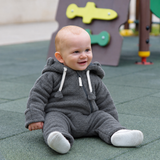 MeriBoo – Premium otroški pajac »Teddy Bear« iz merino volne