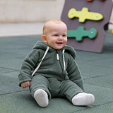 MeriBoo – Premium otroški pajac »Teddy Bear« iz merino volne