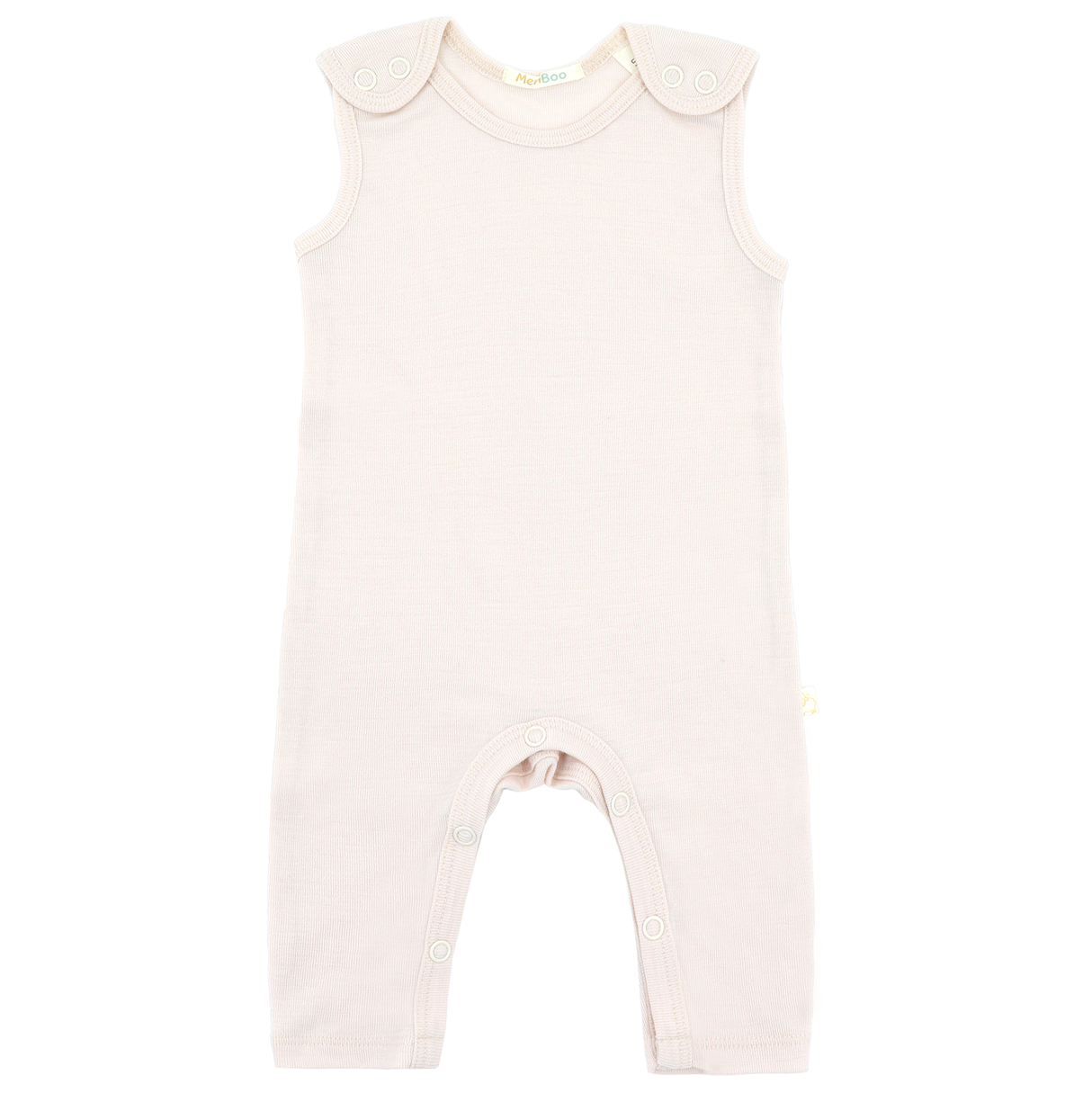 Гащеризон (ромпър) от 100% органично фино мерино с копчета на раменете