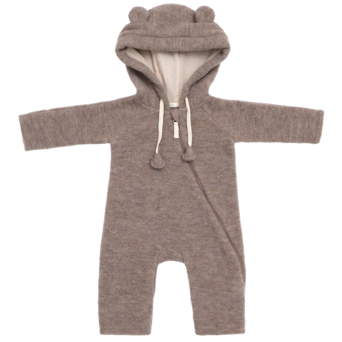 MeriBoo – Premium otroški pajac »Teddy Bear« iz merino volne
