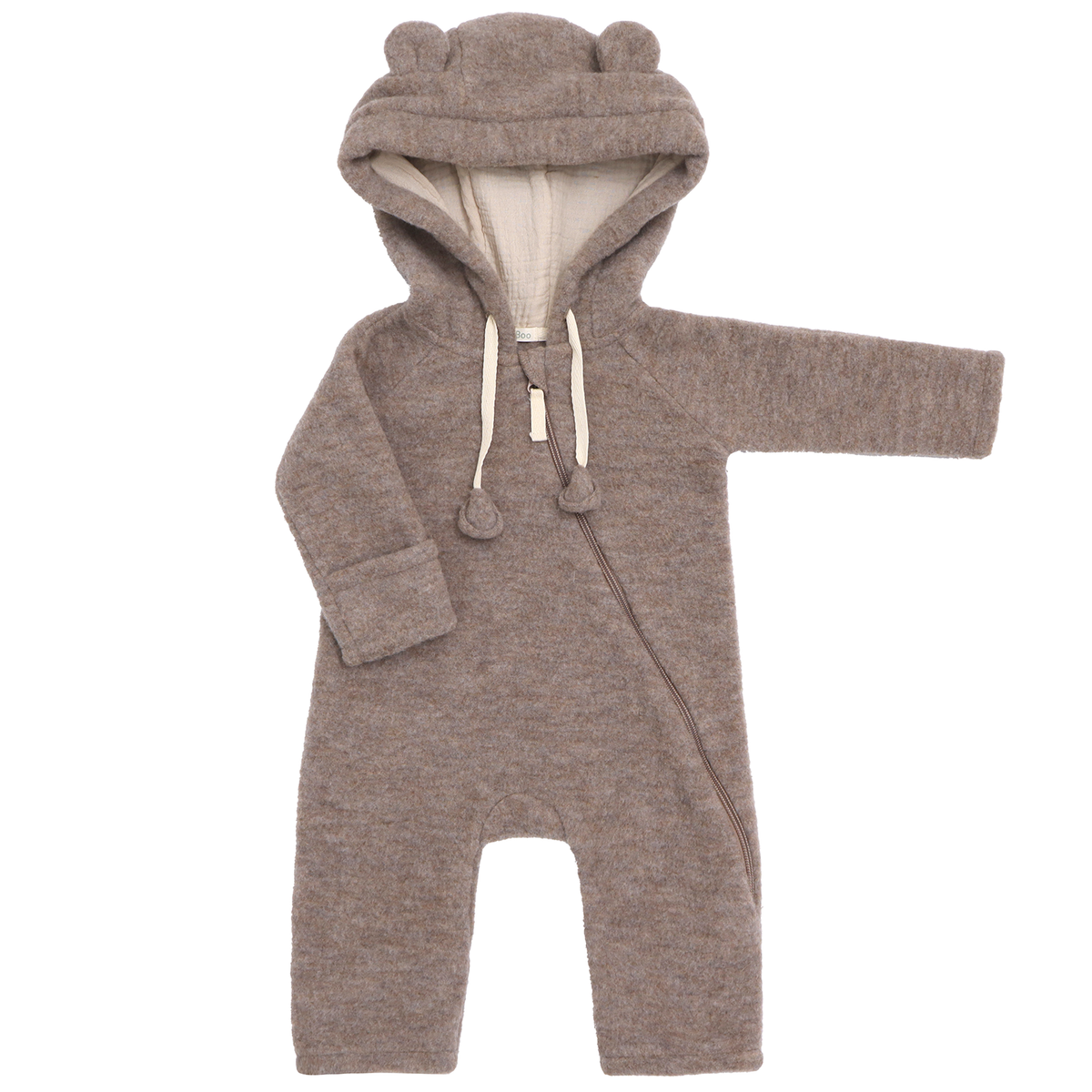 MeriBoo – Premium otroški pajac »Teddy Bear« iz merino volne