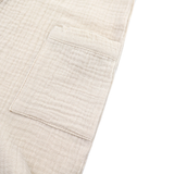 Sleeveless Romper "Soft Breeze" made of 100% organic muslin