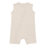Sleeveless Romper "Soft Breeze" made of 100% organic muslin