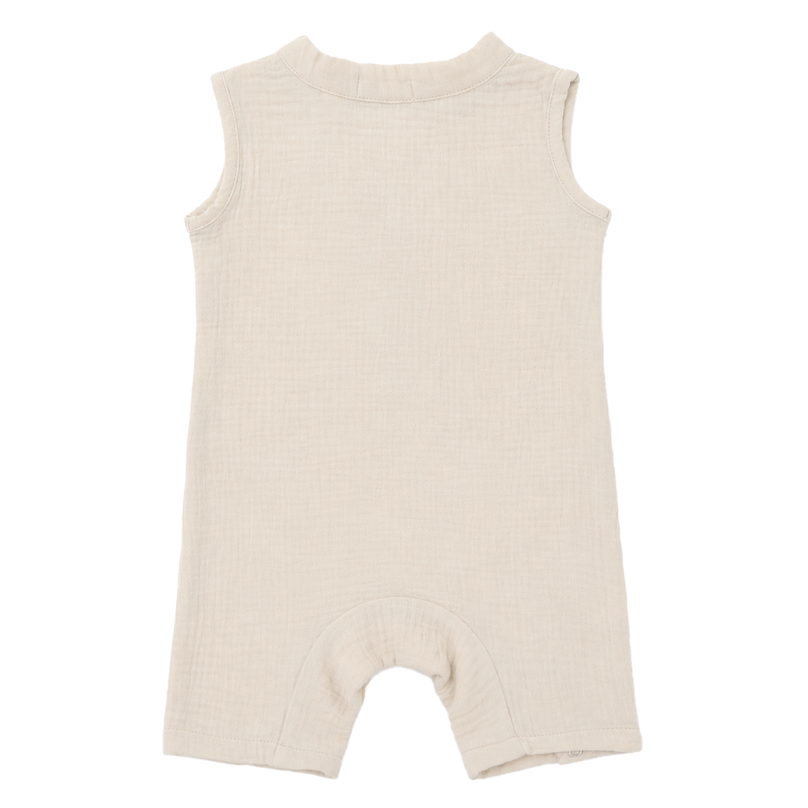 Sleeveless Romper "Soft Breeze" made of 100% organic muslin