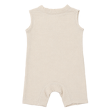Sleeveless Romper "Soft Breeze" made of 100% organic muslin