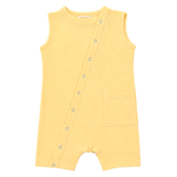 Sleeveless Romper "Soft Breeze" made of 100% organic muslin