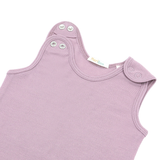 Гащеризон (ромпър) от 100% органично фино мерино с копчета на раменете