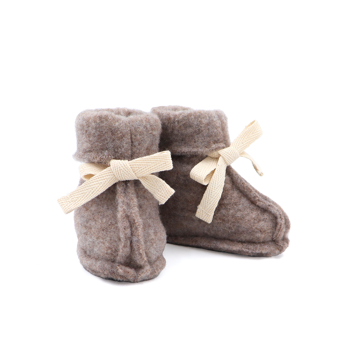 MeriBoo – Премиум бебешки ботушки „Teddy Bear“ от мериносова вълна